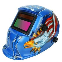 Welding Helmet Solar Powered Auto Darkening Hood with Adjustable Wide Shade R... - £32.77 GBP