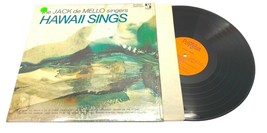 Jack de Mello Singers Hawaii Sings Vinyl LP VG+ Hawaiian Folk World Music - £9.54 GBP