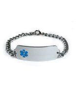 IdTagsonline FIBROMYALGIA Medical ID Alert Bracelet with Embossed emblem... - £23.96 GBP