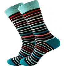 Teal Striped Socks from the Sock Panda (Adult Large) - £6.05 GBP