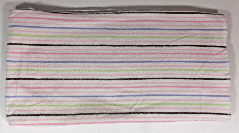 Just Born Striped Receiving Blanket 30x28in Baby Security Lovey Multicolor Girl - £7.83 GBP