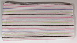Just Born Striped Receiving Blanket 30x28in Baby Security Lovey Multicolor Girl - £7.94 GBP