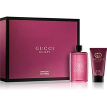 Gucci Guilty Absolute Pour Femme Gift Set 50ml EDP + 50ml Body Lotion - £120.62 GBP