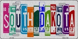 South Dakota License Plate Art Brushed Aluminum Metal Novelty License Pl... - $26.56 CAD