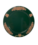 Frankoma Christmas Plate Green w/Raised Bells and Holly Red Clay Pottery... - $22.00