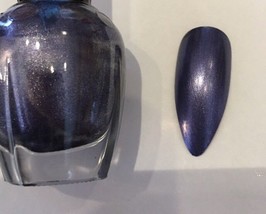 Metallic Sapphires Long Stiletto False Nails choose your shape. press on... - £6.31 GBP