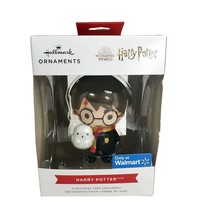 Hallmark Harry Potter Holding Hedwig Christmas Tree Ornament Wizard Red Box NEW - £8.73 GBP