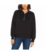 Three Dots Long SLeeve 1/4 Zip  Pullover Black, Gray or Blue Womens Sz M... - $23.14