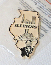 The Original Collectables Magnet State Illinois Benjamin Franklin NOS - $10.09