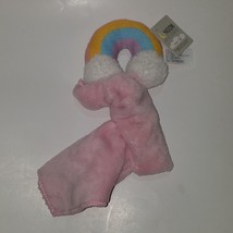 NWT Moon and Stars Pink Rainbow Lovey Soft Plush Baby Toy - £20.03 GBP