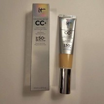 IT Cosmetics CC+ Cream Full-Coverage Foundation with SPF 50+ Fair Exp 1/22 New - £33.94 GBP