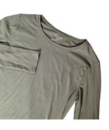 Nine West Women&#39;s Soft Spun Blouse Top Size Small Hunter Green Long Sleeve - $19.00 CAD