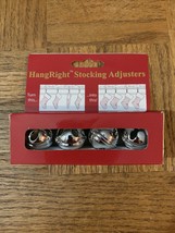 HangRight Stocking Adjusters Christmas Bells 1ea Set Of 4-Brand New-SHIPS N 24HR - £9.99 GBP