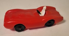 Blow Mold Red Race Car 5&quot; Made in Hong Kong Vintage - £17.18 GBP