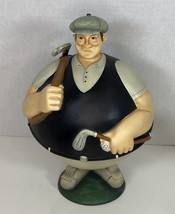 DEPARTMENT 56 Flip Tops Golfer Candy 11&quot; Bowl Dish Dept 56 Dispenser Snack - £14.70 GBP