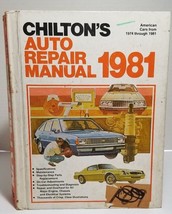 1981 Chilton&#39;s Repair Service Manual American Car 1974 75 76 77 78 79 80... - £5.45 GBP