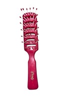 Vintage Goody USA Vented Ball Tip Hairbrush 6” Pink Purse Travel Hair Brush - $11.00