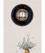 Black and gold mirror "Witch's Eye" | Convex mirror | Wall Mirror | Wall... - $143.55