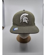 Michigan State Spartans Hat Cap Adjustable Logo Green Russell - £15.61 GBP