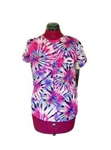 Prince Peter Collection T Shirt Women Size Small Custom Spiral Tie Dye - £29.67 GBP