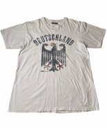 Mens Disney World Parks Deutschland Epcot  Mens German Eagle White T-Shi... - $32.66