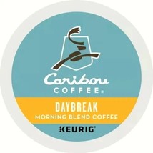 60 PACK Caribou Coffee Daybreak Morning Blend K-Cups Pods Best By 6/30/2025 - $28.49