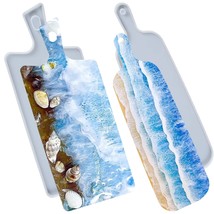 Cheese Board Epoxy Resin Silicone Molds With Handles And Holes For Servi... - £22.37 GBP