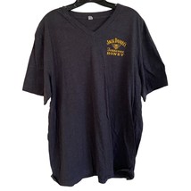 Jack Daniels Tennessee Honey Charcoal V-neck XXL 2XL T-Shirt Tshirt T Shirt Tee - £15.46 GBP