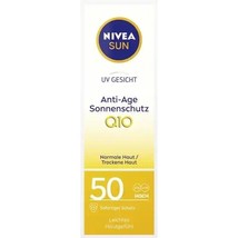 Nivea Sun Face Anti Age Face Cream Spf 50 UVA/UVB Protection 50ml-FREE Shipping - £17.97 GBP