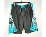Nike Men&#39;s Board Shorts Size 32 Black Floral TW12 - $9.89