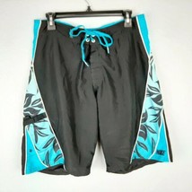 Nike Men&#39;s Board Shorts Size 32 Black Floral TW12 - $9.89