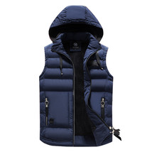 Nter 2022 fleece vest male thick warm waistcoat cotton casual soft vests mens windproof thumb200