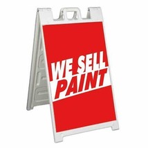 We Sell Paint Signicade 24x36 Aframe Sidewalk Sign Banner Decal Brush Art Draw - £34.12 GBP+