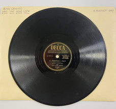 BING CROSBY  - A PERFECT DAY ~  78 RPM Decca L5953 - $14.84