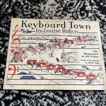 Keyboard Town By Loose Robyn Binding Sheet Music 1943 - $13.96