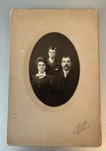 Victorian Family Portrait Photograph - Husband With The Disfigured Nose - £5.85 GBP