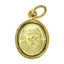 Phra LP Thuat Thai Amulet Pendant Gold Case Miniature Size Suitable for ... - $18.99