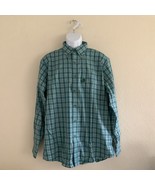 LL Bean Mens Traditional Fit Plaid Shirt L Long Sleeve Button Up Wrinkle... - $47.36 CAD