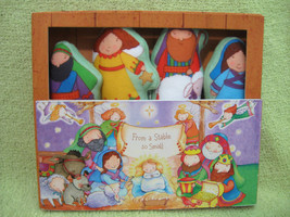 FROM A STABLE SO SMALL Plush Nativity Gift Set HALLMARK Christmas Orname... - $21.99
