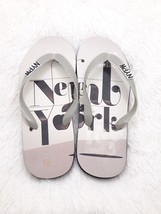 NYPW Women&#39;s &quot;NEW YORK CITY GRAPHICS&quot; Thong Flip Flops ~ (Size Small 5- ... - £11.00 GBP