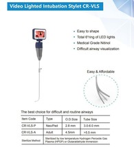 Reusable Video Lighted Stylet Intubation Touchscreen Airway Malleable Portable - £1,103.91 GBP+