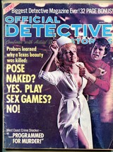 Official Detective Magazine April 1972- Nurse cover- True Crime VG - $55.87