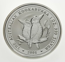 2001 Australia Silver 1oz Kookaburra (BU Condition) KM# 479 - £82.27 GBP