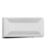 Rhodium-plated Kelly Waters Patterned Border Money Clip - $1,228.51 MXN