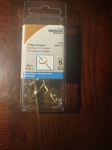 National Hardware V2534 N260-125 One-Step Hanger, 25 lb, Brass Finish Qty 5 - $5.89