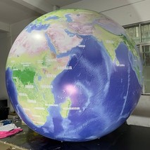 AirAds Supplies 6.5ft (2M) Giant Inflatable Globe Map World Balloon Exquisite Pr - £331.48 GBP+