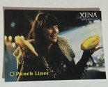 Xena Warrior Princess Trading Card Lucy Lawless Vintage #34 Punch Lines - $1.97