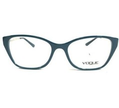 Vogue Eyeglasses Frames VO 5190 2463 Blue Gold White Cat Eye Floral 52-17-140 - $46.54