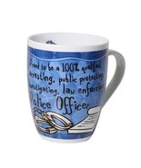 Porcelain Police Officer Mug - $14.99