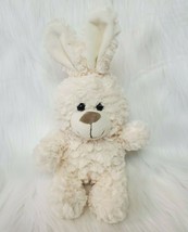 Inter American Bunny Rabbit Cream 13&quot; Plush Minky Fur Stuffed Animal Toy B226 - $9.99